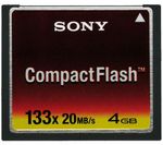 Tarjeta de memoria flash - 4 GB - 133x - CompactFlash Card